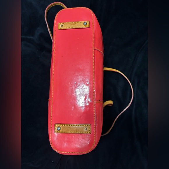 Dooney & Bourke Rehab Orange and Tan Tote Bag Approx. 16x 10x 6 - Picture 6 of 11